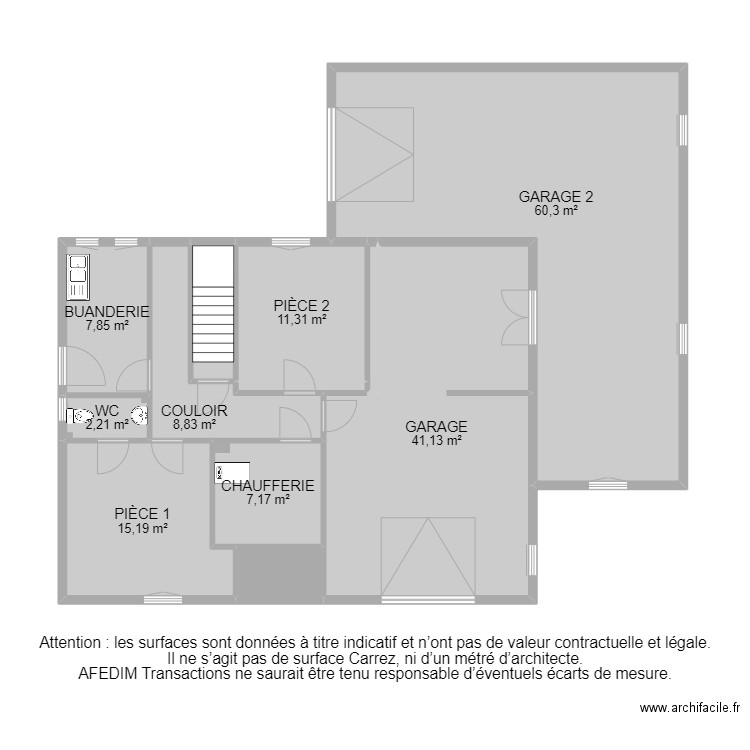 BI 15871 - . Plan de 46 pièces et 437 m2