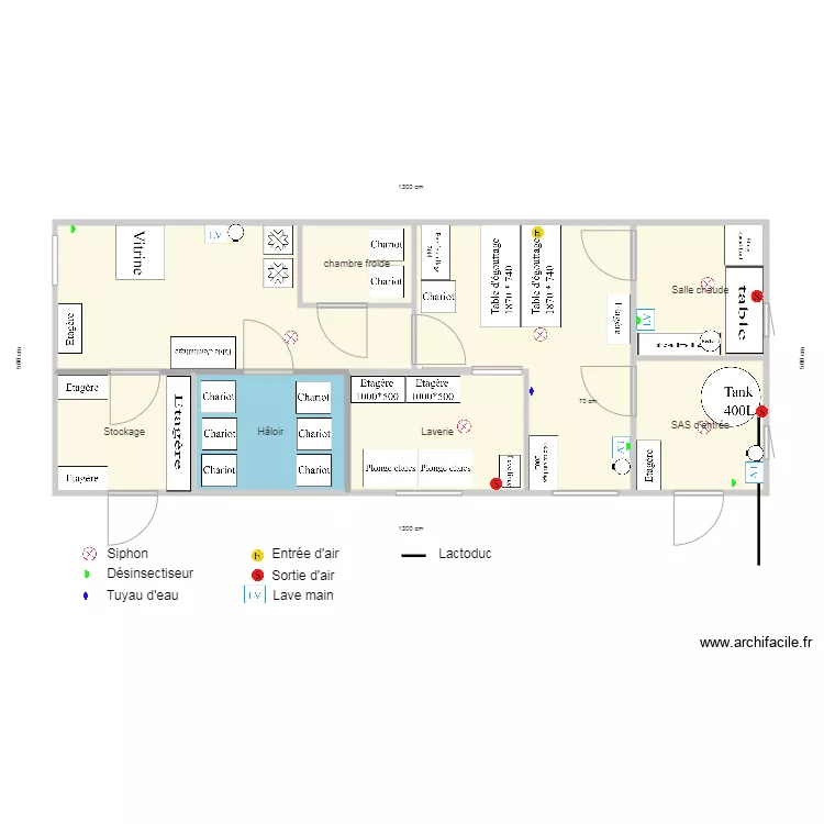 Gillet r&eacute;el. Plan de 