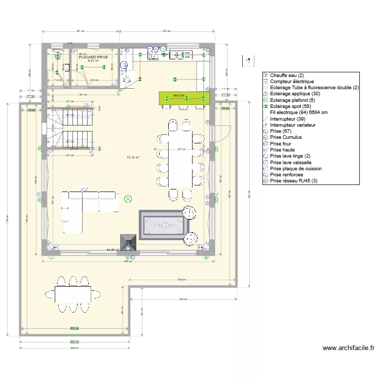 CHALET boucaud. Plan de CHALET boucaud. Plan de