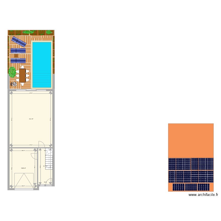 jardin maison et toiture v2. Plan de 0 pièce et 0 m2