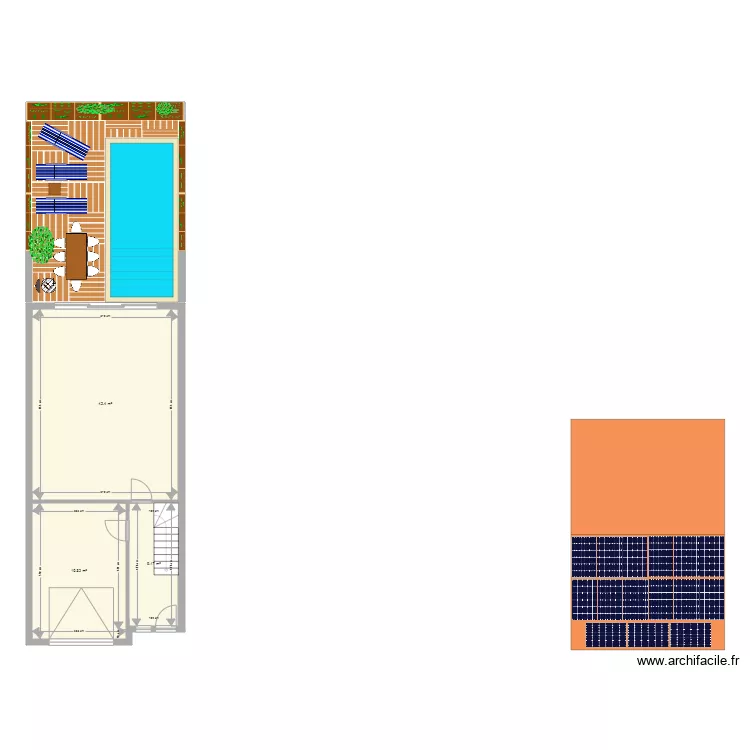 jardin maison et toiture v2. Plan de 