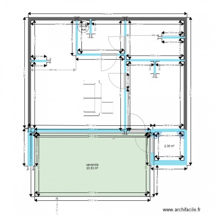 T2 Cugnet 2 soulac. Plan de 0 pièce et 0 m2