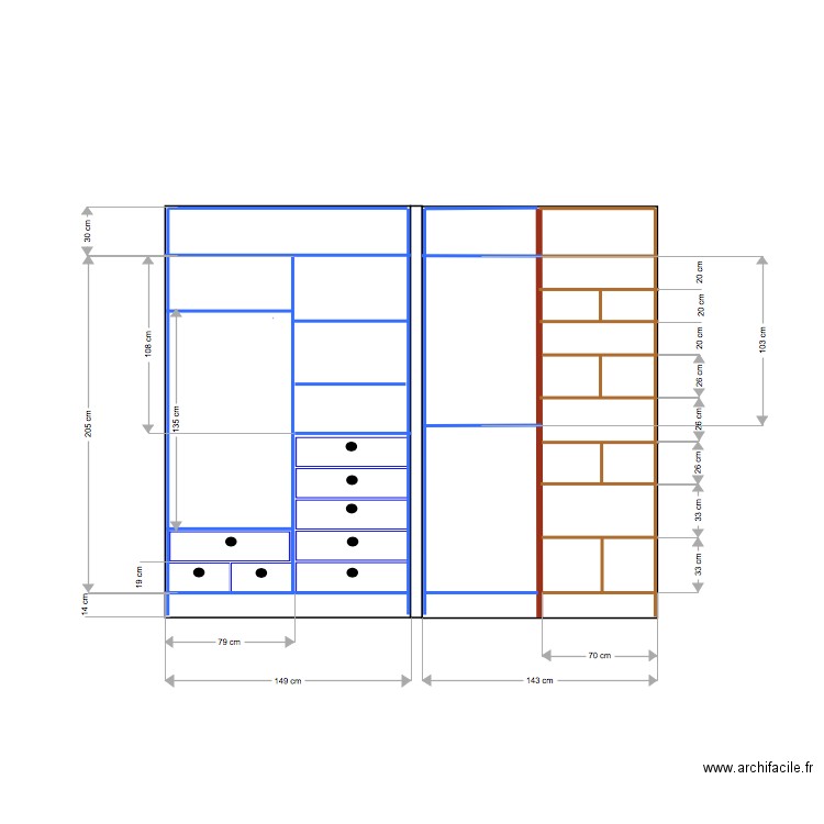 placard CH bleu1. Plan de 0 pièce et 0 m2