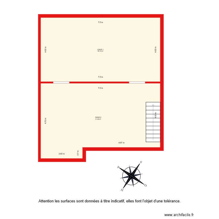 BI 1884 NIVEAU 0. Plan de 0 pièce et 0 m2