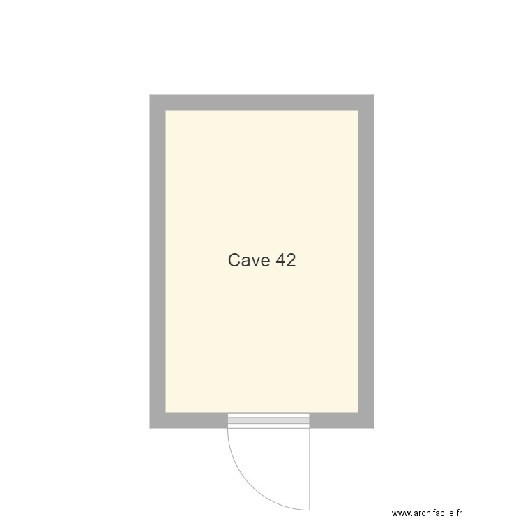 cave 42. Plan de 0 pièce et 0 m2