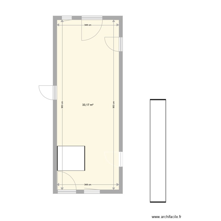 Coligny travée 6 rdc. Plan de 0 pièce et 0 m2