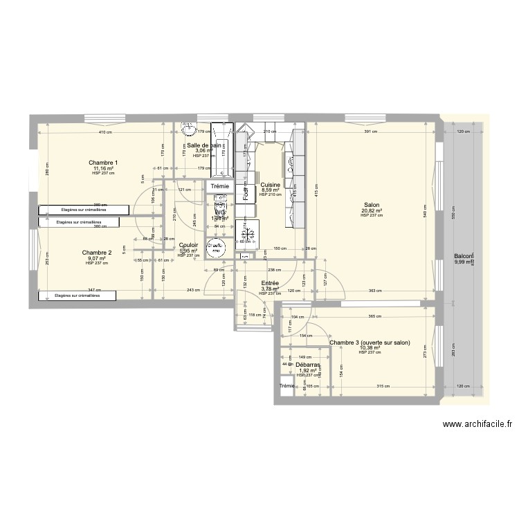 Plan pour AtDeco. Plan de 0 pièce et 0 m2