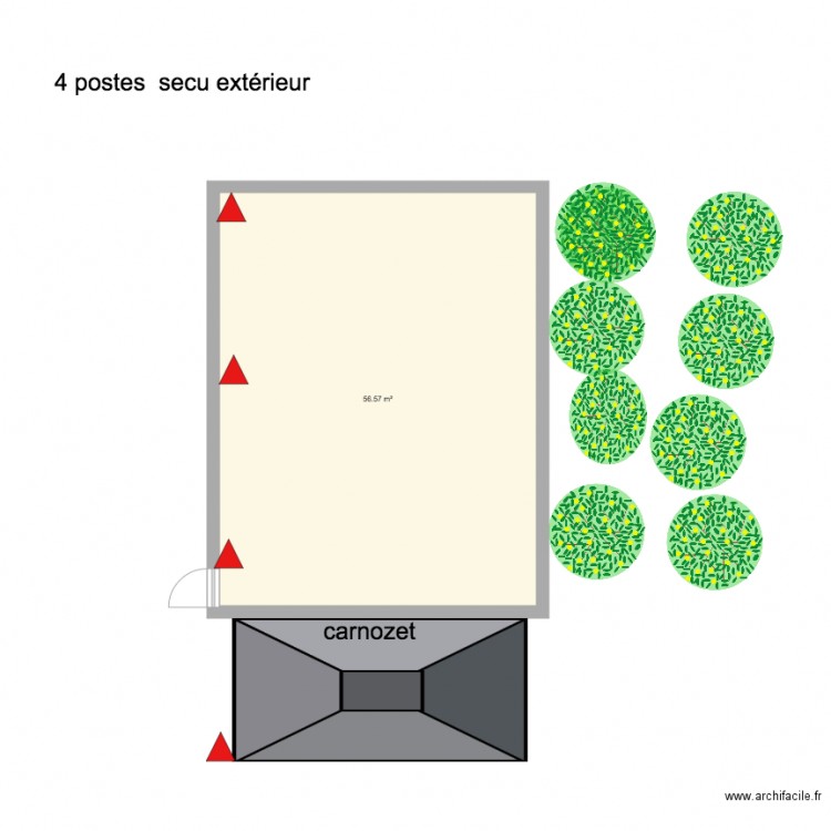 plan extérieur Chevre Alle. Plan de 0 pièce et 0 m2