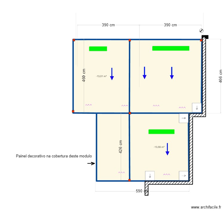 Isabel Nogueira V5. Plan de 2 pièces et 31 m2