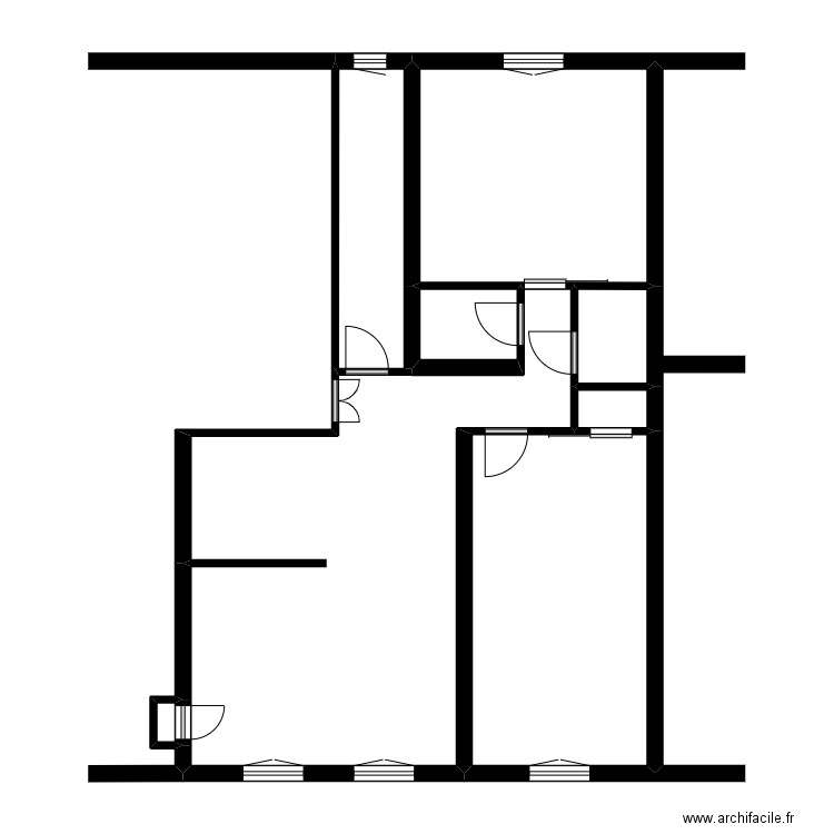 463 TRAN. Plan de 8 pièces et 67 m2