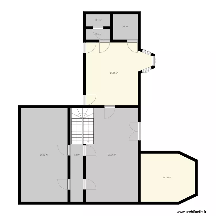 resto templeuve. Plan de 