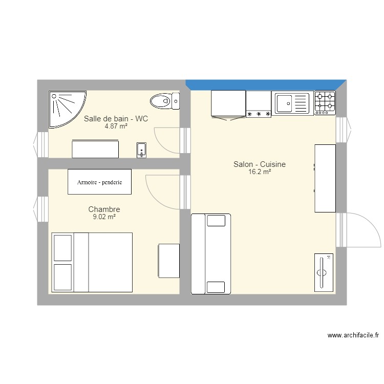 Plan Appartement Gabon. Plan de 0 pièce et 0 m2