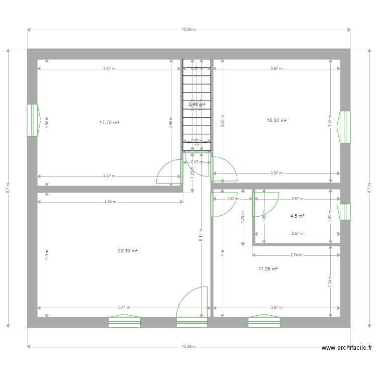 DEMESMAY existant. Plan de 0 pièce et 0 m2