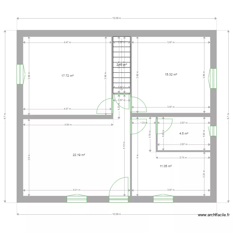 DEMESMAY existant. Plan de 
