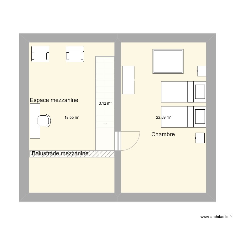 ecurie 1er etage. Plan de 0 pièce et 0 m2
