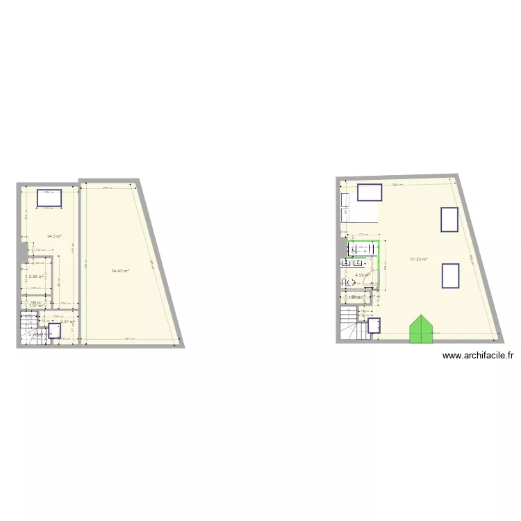 HATAT St Martin dAblois. Plan de 