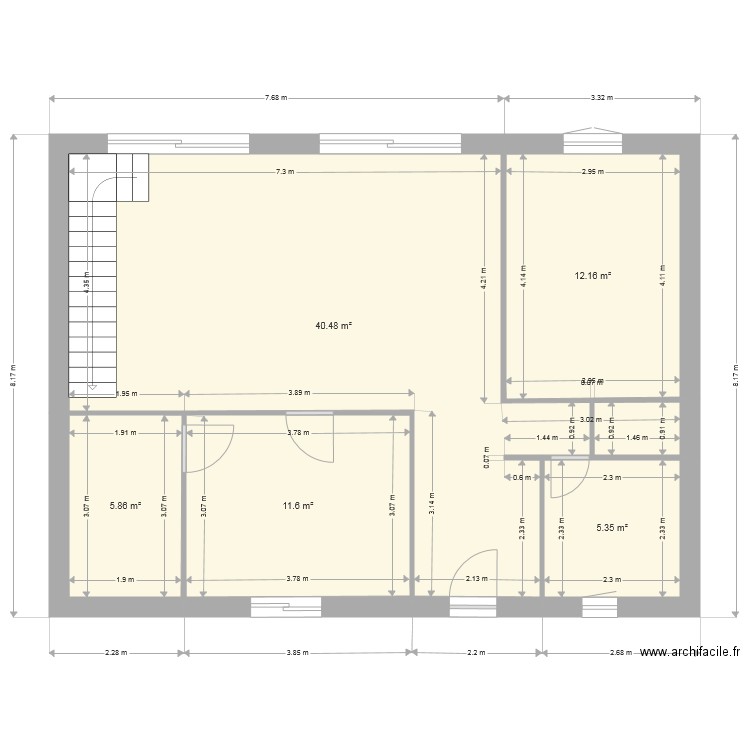 Plan Chenes Draft Verrière Angle 2. Plan de 0 pièce et 0 m2