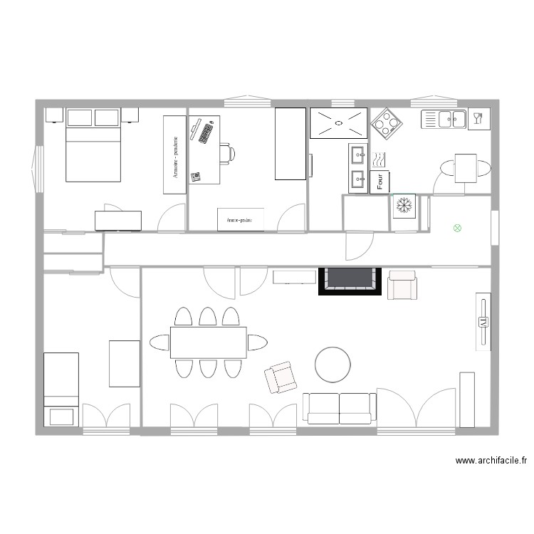 ma maison. Plan de 0 pièce et 0 m2