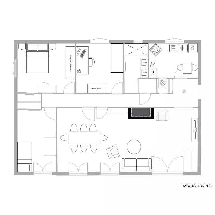 ma maison. Plan de 