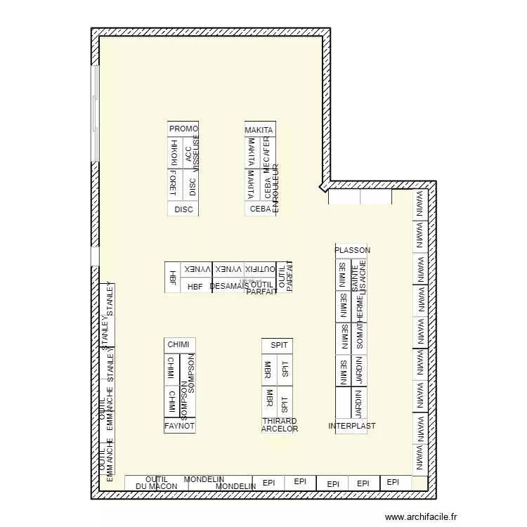 MARTIGUE. Plan de 