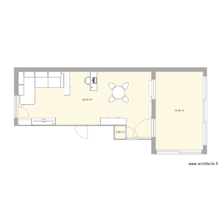 maison. Plan de 0 pièce et 0 m2