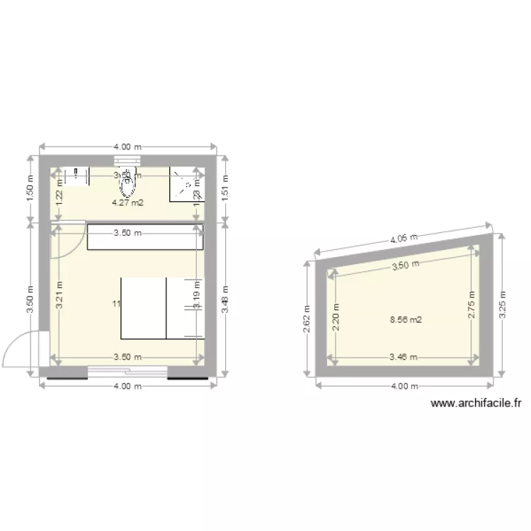 cabanon1. Plan de 