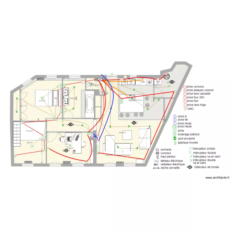 Plan électricité . Plan de Plan électricité . Plan de