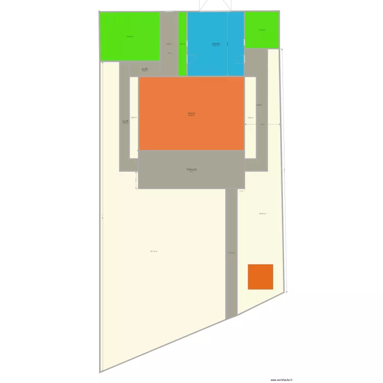 PLAN AMENAGEMENT EXTERIEUR. Plan de 
