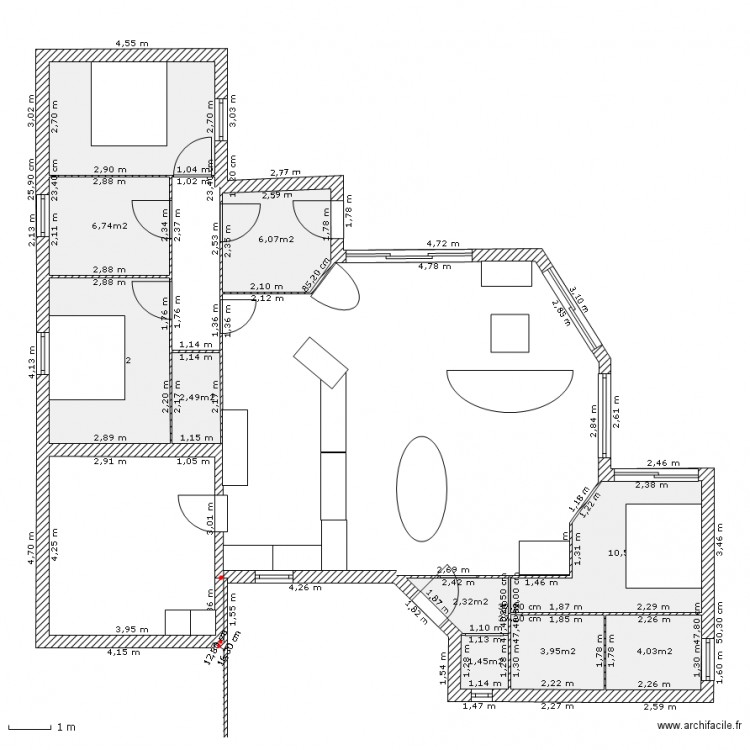 maison. Plan de 0 pièce et 0 m2