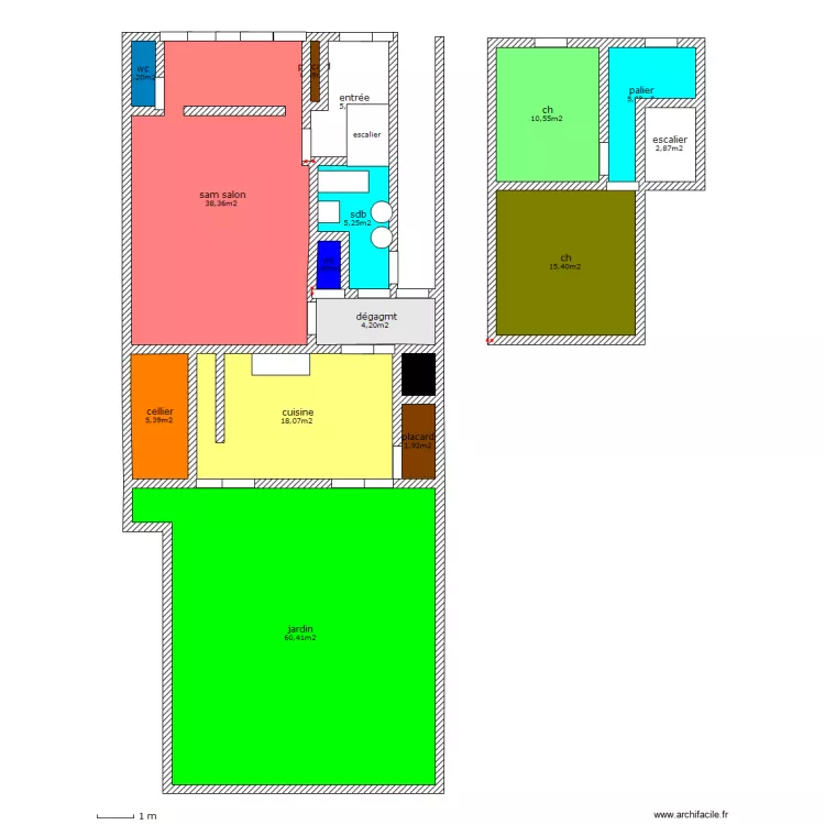 maison2. Plan de 