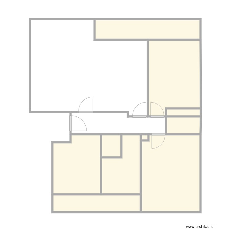 Lyautey F4 Appartement Vide. Plan de 0 pièce et 0 m2