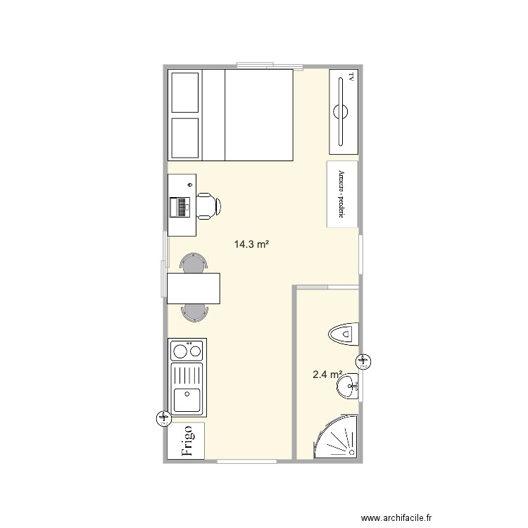 Maison minimaliste intérieur. Plan de 0 pièce et 0 m2