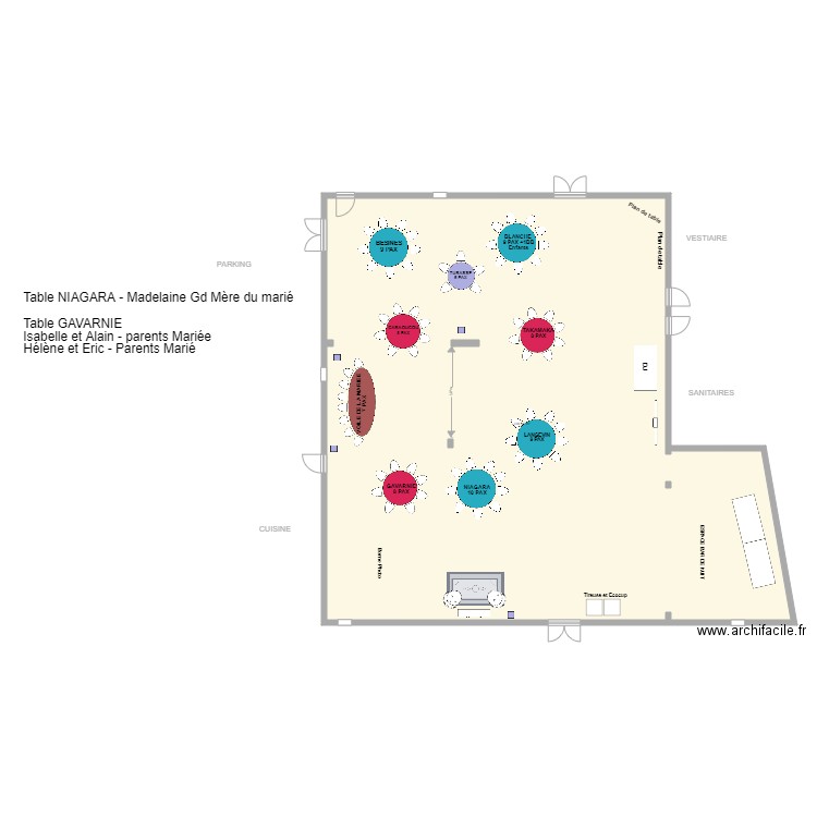Domaine de Mahourat M+L PLAN A. Plan de 0 pièce et 0 m2