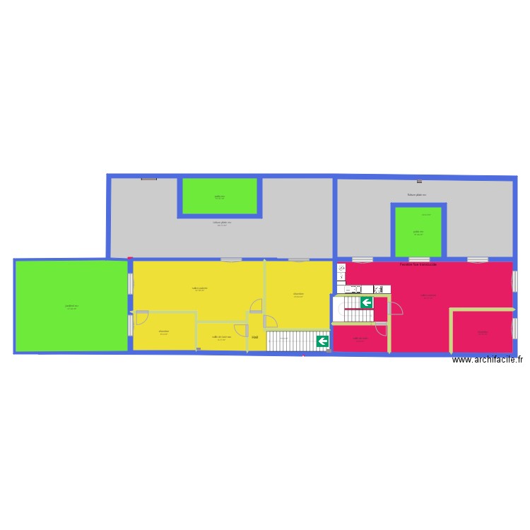 plan de l étage. Plan de 0 pièce et 0 m2