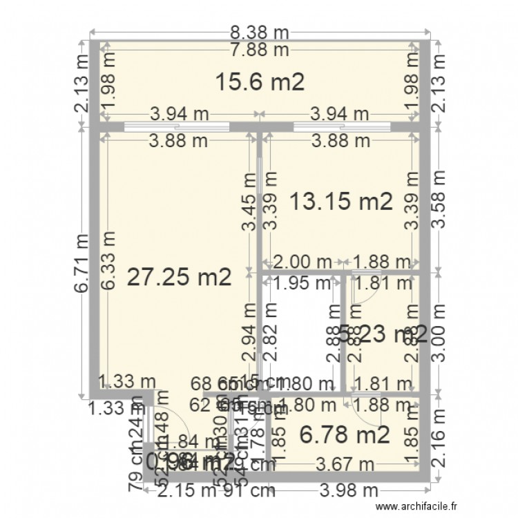 Palladio Me Sanchez. Plan de 0 pièce et 0 m2