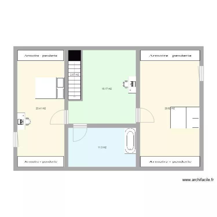 max etage. Plan de 