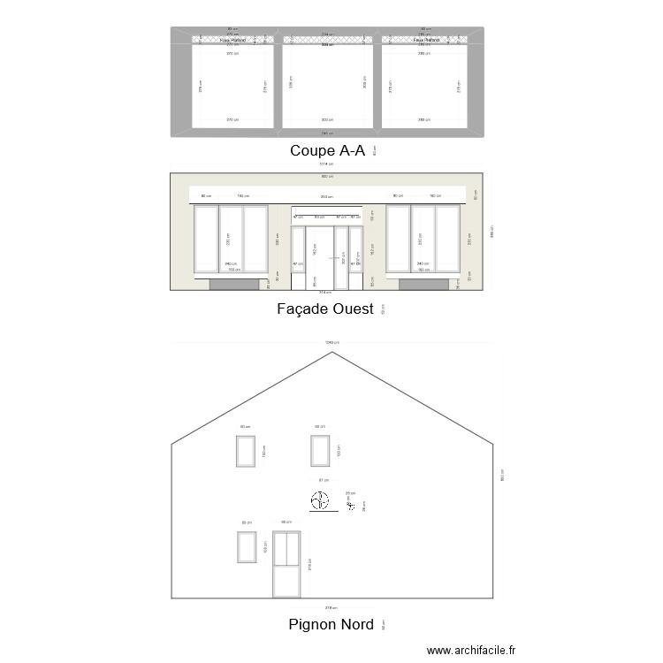 Coupe A-A. Plan de 0 pièce et 0 m2