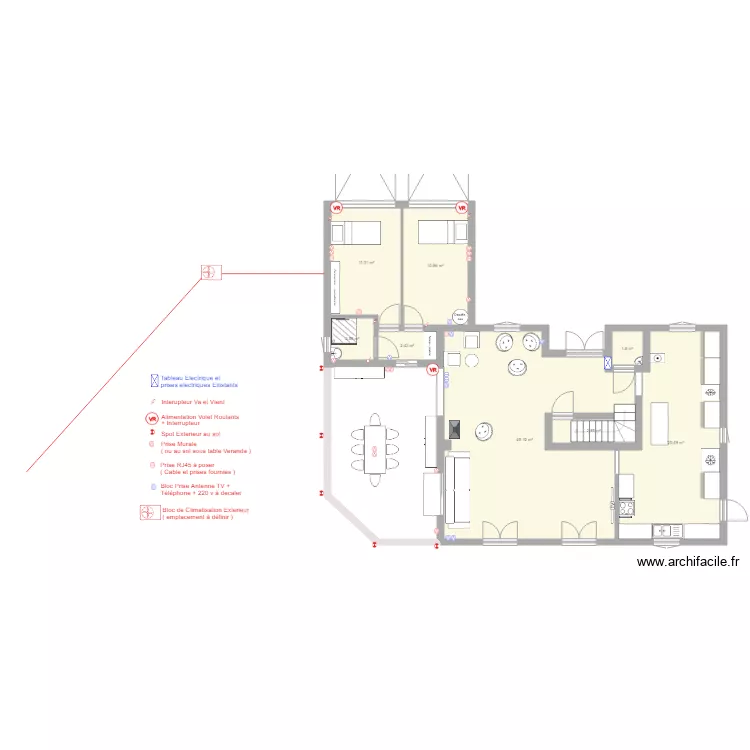 HomeProjet Electricité Clim. Plan de HomeProjet Electricité Clim. Plan de