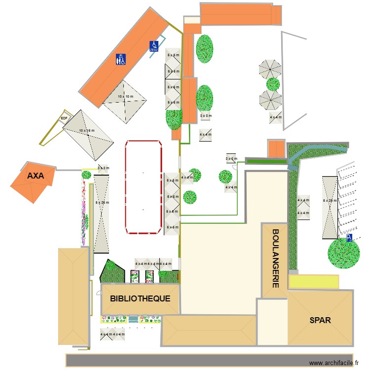 CTX NTN Anaïs Plan pagodes Doucet FDC 2021. Plan de 0 pièce et 0 m2