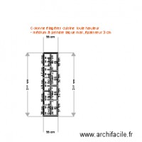 colonne étagères cuisine