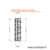 colonne &eacute;tag&egrave;res cuisine
