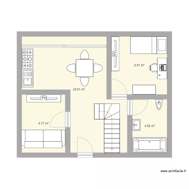 mi casa. Plan de 
