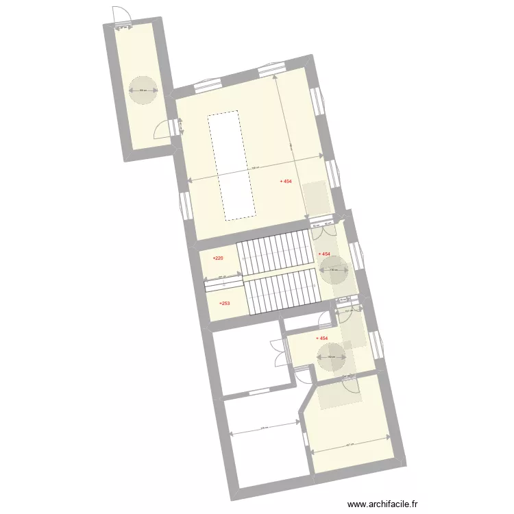 mairie dieulefit R+1. Plan de 