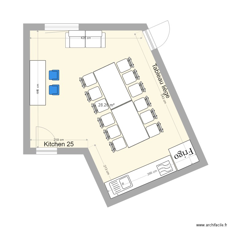 Kitchen 25. Plan de 0 pièce et 0 m2