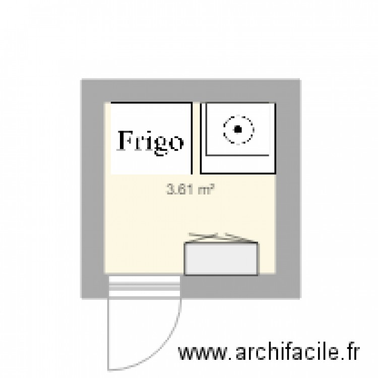 cagibi. Plan de 0 pièce et 0 m2