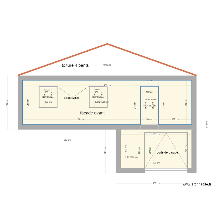 melody7. Plan de 5 pièces et 35 m2