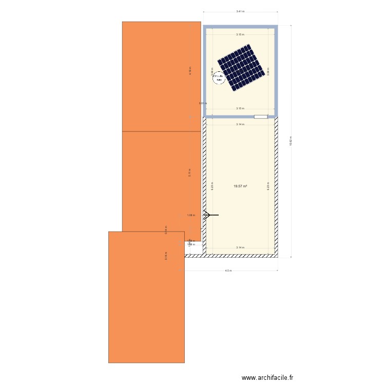 villa miloud . Plan de 0 pièce et 0 m2