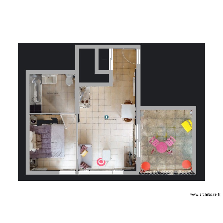 Viteau matterport. Plan de 0 pièce et 0 m2