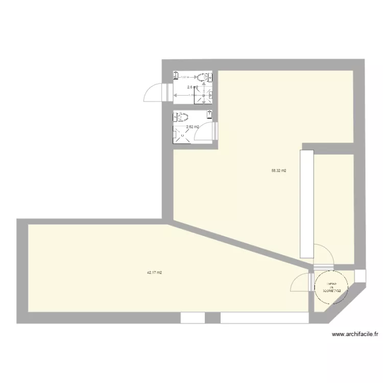 PIZZ KEB BRACIEUX 2. Plan de PIZZ KEB BRACIEUX 2. Plan de