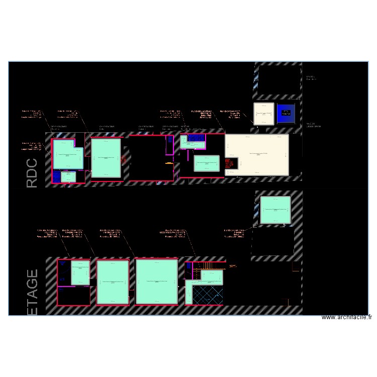 M. GABALY Kévin. Plan de 12 pièces et 142 m2